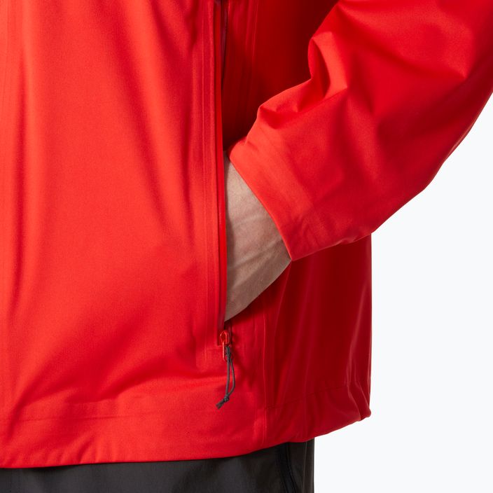 Мъжко яке за дъжд Helly Hansen Momentum 3L Stretch alert red 5