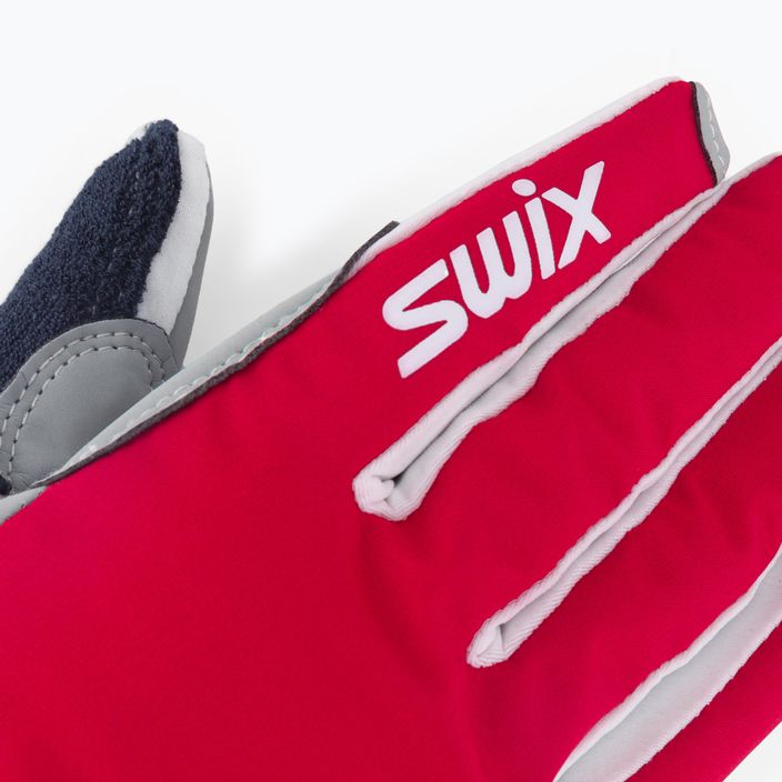Дамски ръкавици за ски бягане Swix Brand red H0965-99990-6/S 4