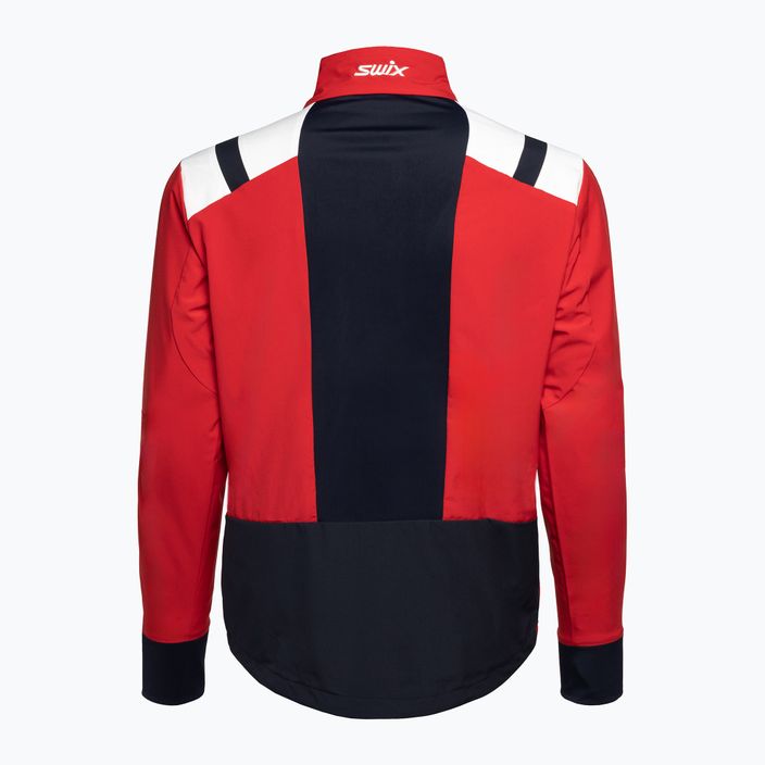 Мъжко яке за ски бягане Swix Infinity червено 15241-99990-S 2