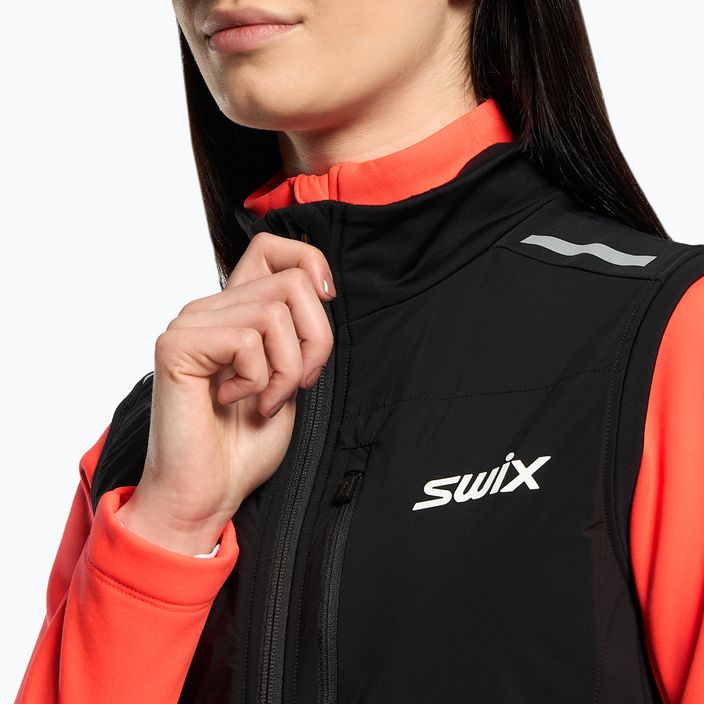 Дамска ски жилетка Swix Focus Warm черна 11216-10000-XS 4