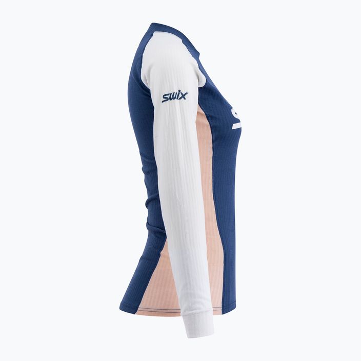 Дамска термо тениска Swix Racex Bodyw синьо и бяло 40816-75400-S 2