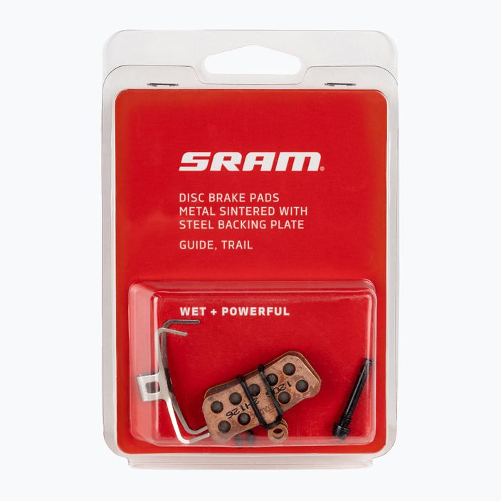 SRAM AM DB Спирачна накладка Sin/Stl Trl/Gd/G2 Pwr сива 00.5318.003.005