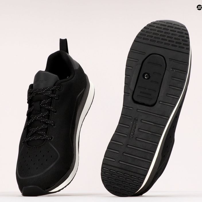 Shimano мъжки обувки за колоездене с платформа CT500 Black ESHCT5PG420SL00 10