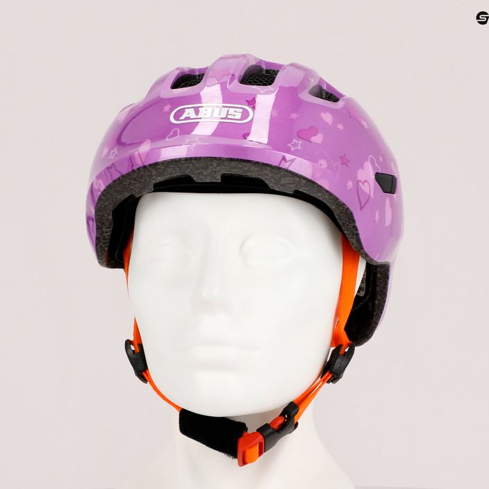Детска велосипедна каска ABUS Smiley 3.0 purple 67259 9