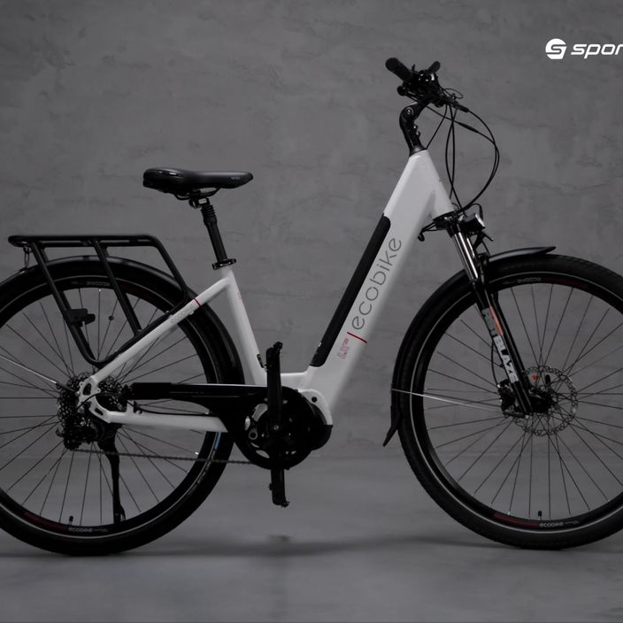 Ecobike електрически велосипед LX300 LG бял 1010306 25