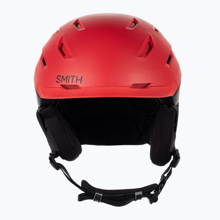 Ски каска Smith Level червена/черна E00629 2