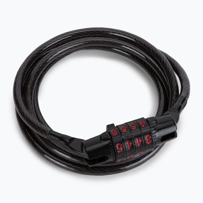 Кабелна ключалка за велосипед Kryptonite черна Keeper 512 Combo Cable 2