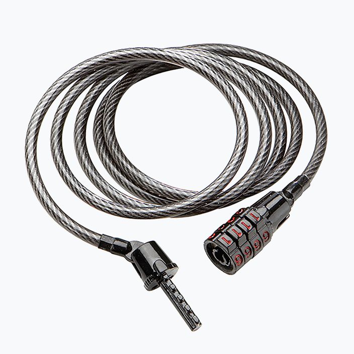 Кабелна ключалка за велосипед Kryptonite черна Keeper 512 Combo Cable 5