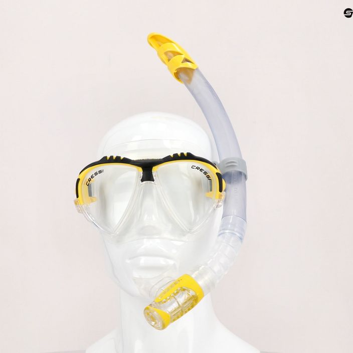 Комплект за гмуркане Cressi Matrix + Gamma маска + шнорхел жълт DS302504 8