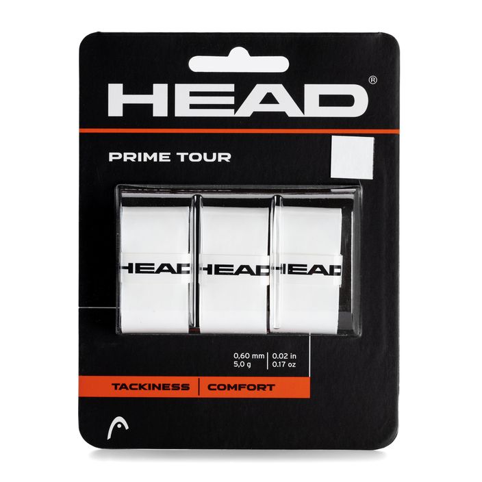 HEAD Prime Tour 3бр. тенис обвивка Бяла 285621 2