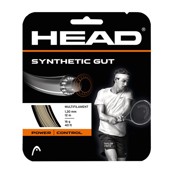 HEAD Синтетична гута златна тенис струна 281111 2