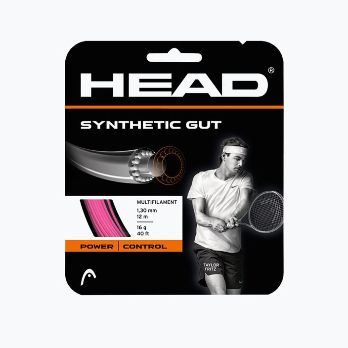 HEAD Синтетична тенис струна Gut розова 281111