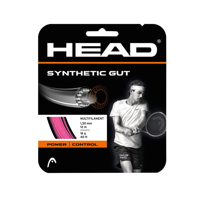 HEAD Синтетична тенис струна Gut розова 281111 2