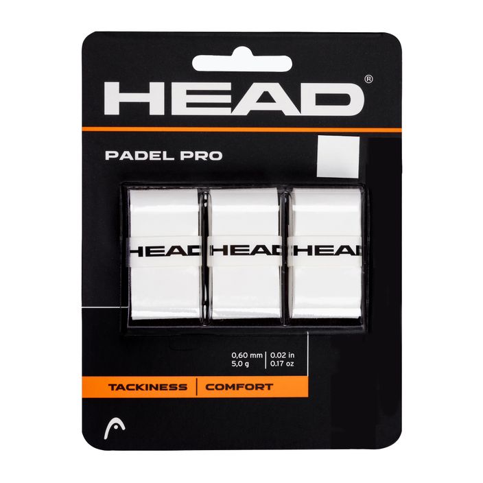 Обвивки за ракети HEAD Padel Pro 3 бр. бели 285111 2