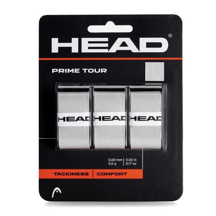 HEAD Prime Tour 3бр. тенис обвивки Grey 285621 2