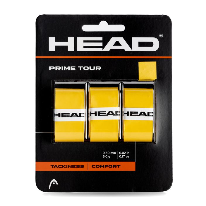 HEAD Prime Tour 3 бр. тенис обвивки жълт 285621 2