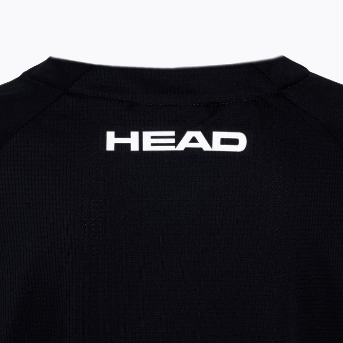 Детска тениска HEAD Topspin черна/оранжева 816062 4