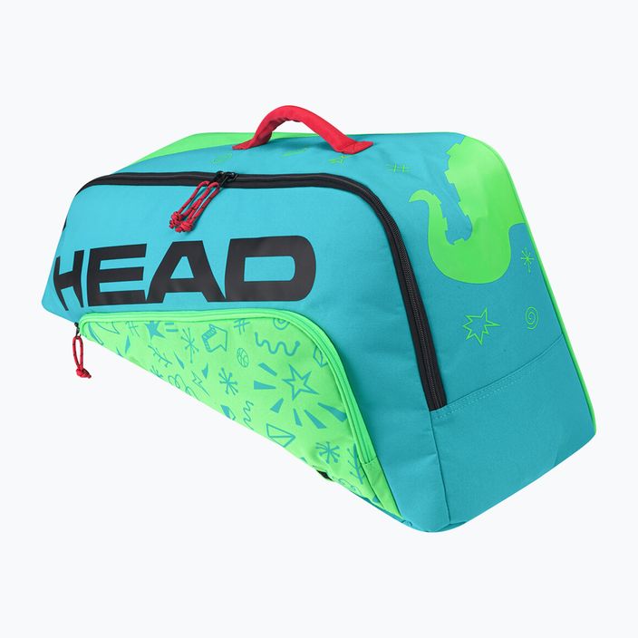 HEAD Junior Combi Novak детска чанта за тенис синьо-зелена 283672 7