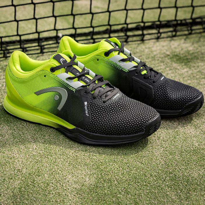 Мъжки обувки за тенис HEAD Sprint Pro 3.0 SF Clay black-green 273091 9