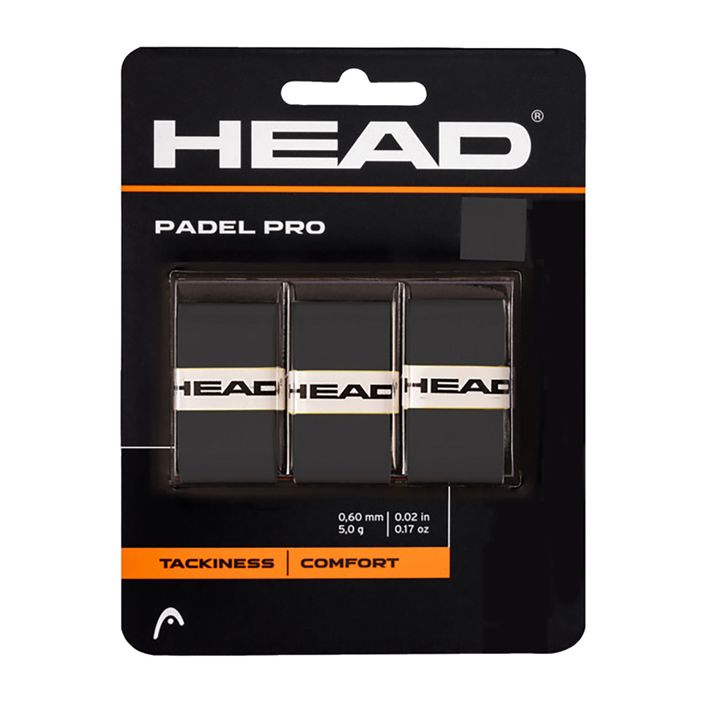 Обвивки за ракети HEAD Padel Pro 3 бр. черни 285111 2