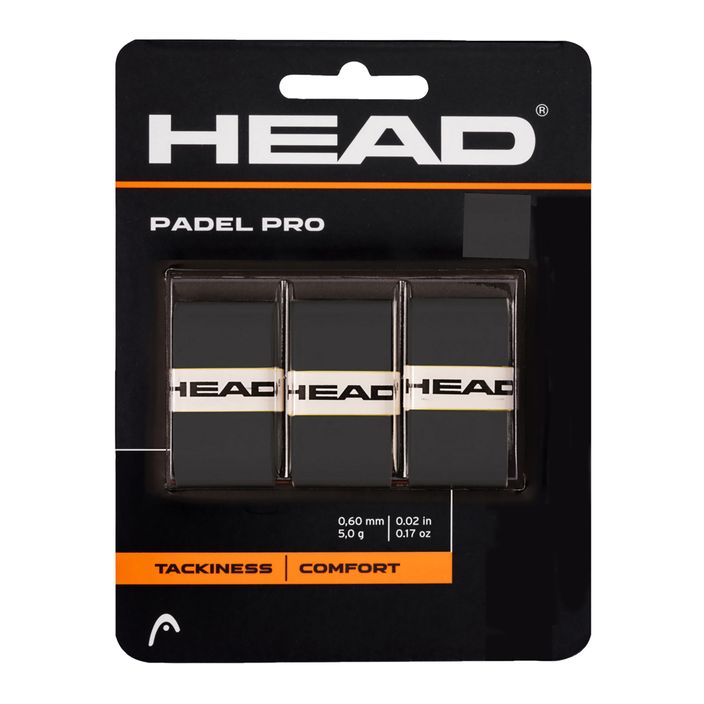 Обвивки за ракети HEAD Padel Pro 3 бр. сиви 2