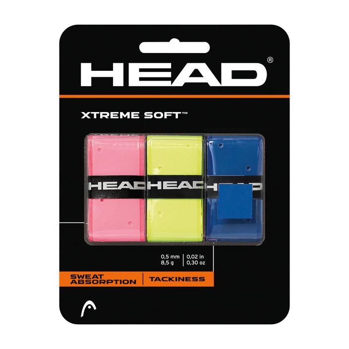 HEAD Xtremesoft Grip Обвивка за тенис ракета 3 бр. смесени 2