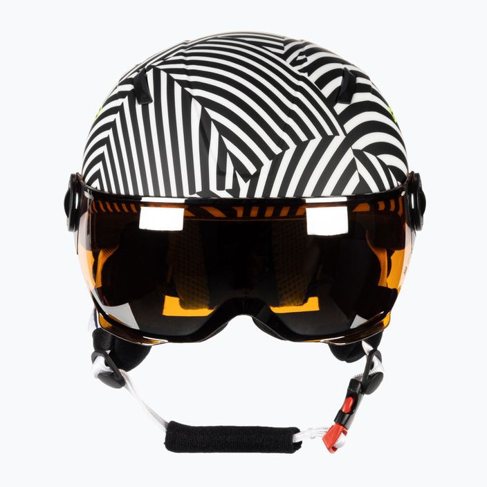 Детска ски каска HEAD Mojo Visor S2 в бяло и черно 328152 2