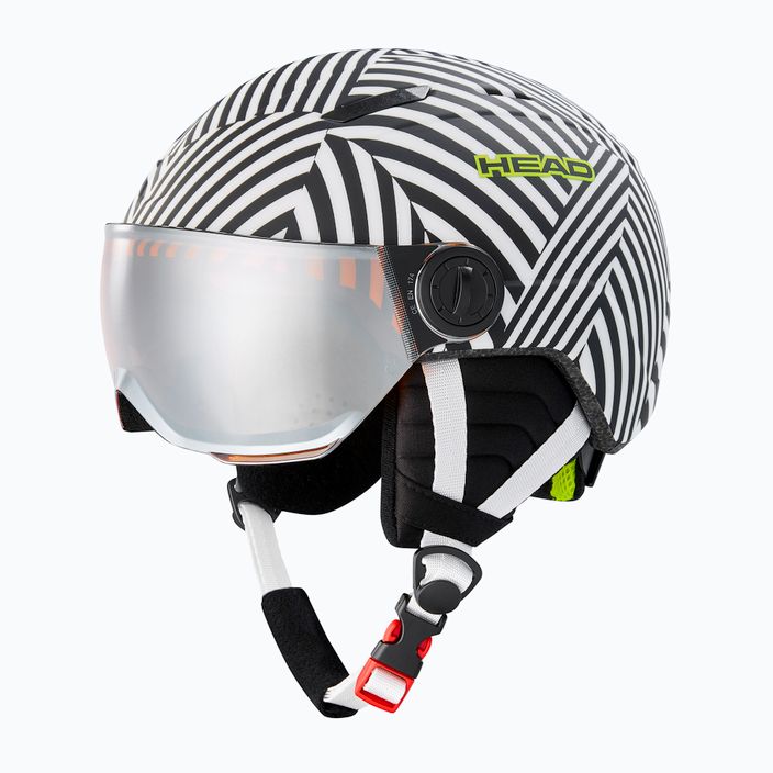 Детска ски каска HEAD Mojo Visor S2 в бяло и черно 328152 9