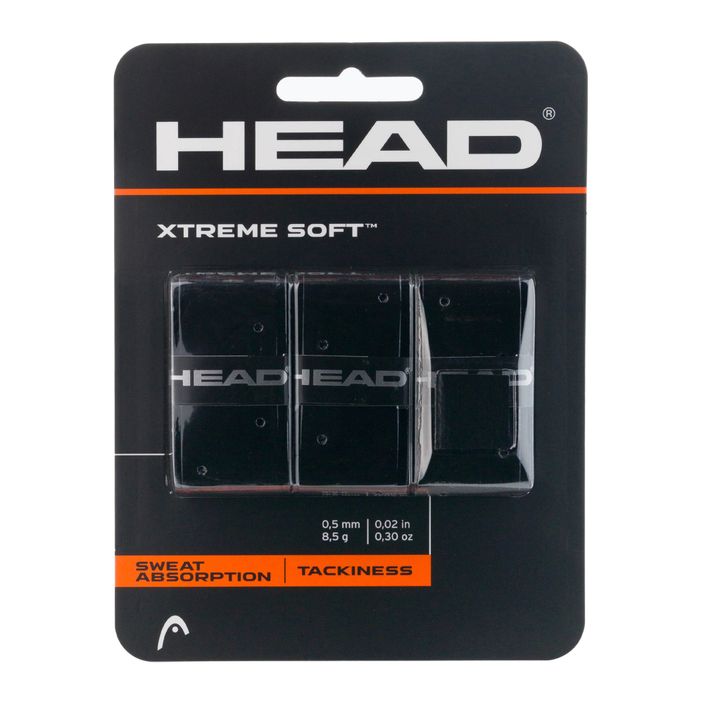 HEAD Xtremesoft Grip тенис обвивка черна 285104 2