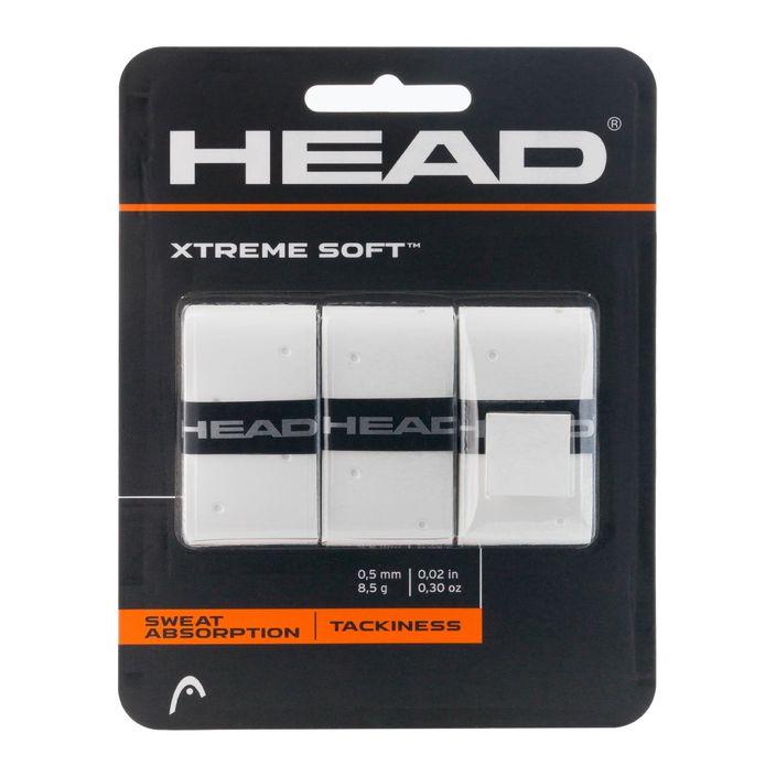 HEAD Xtremesoft Grip тенис обвивка бяла 285104 2