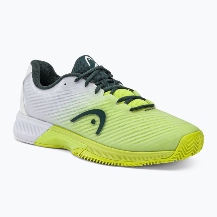 HEAD Revolt Pro 4.0 Clay мъжки обувки за тенис в зелено и бяло 273273
