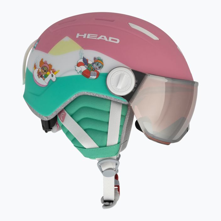 Детска ски каска HEAD Maja Visor Paw pink 4