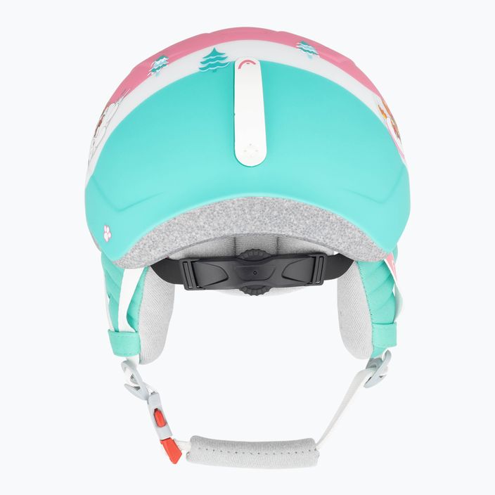 Детска ски каска HEAD Maja Комплект лапи + очила розов 4