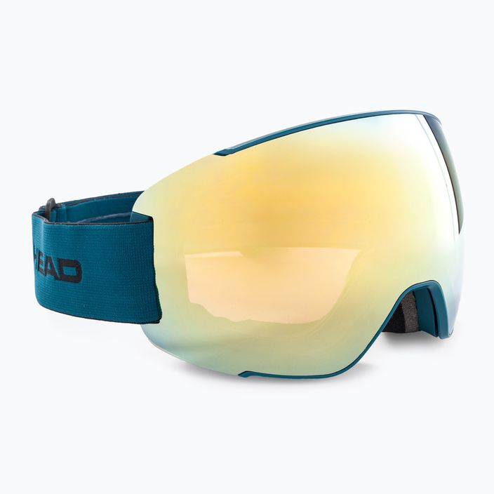 HEAD Magnify 5K златни/петролни/оранжеви очила за ски 2