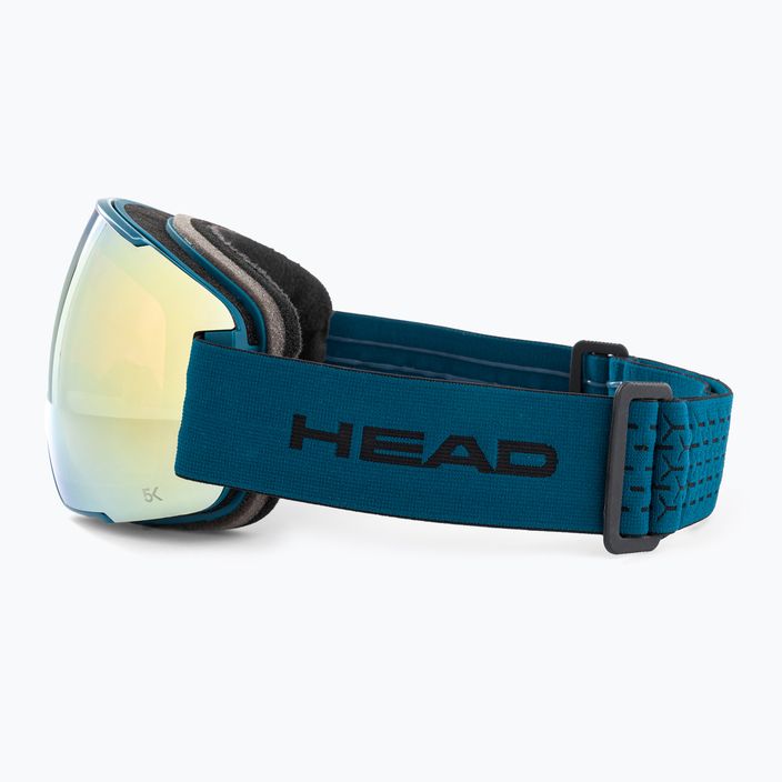 HEAD Magnify 5K златни/петролни/оранжеви очила за ски 5