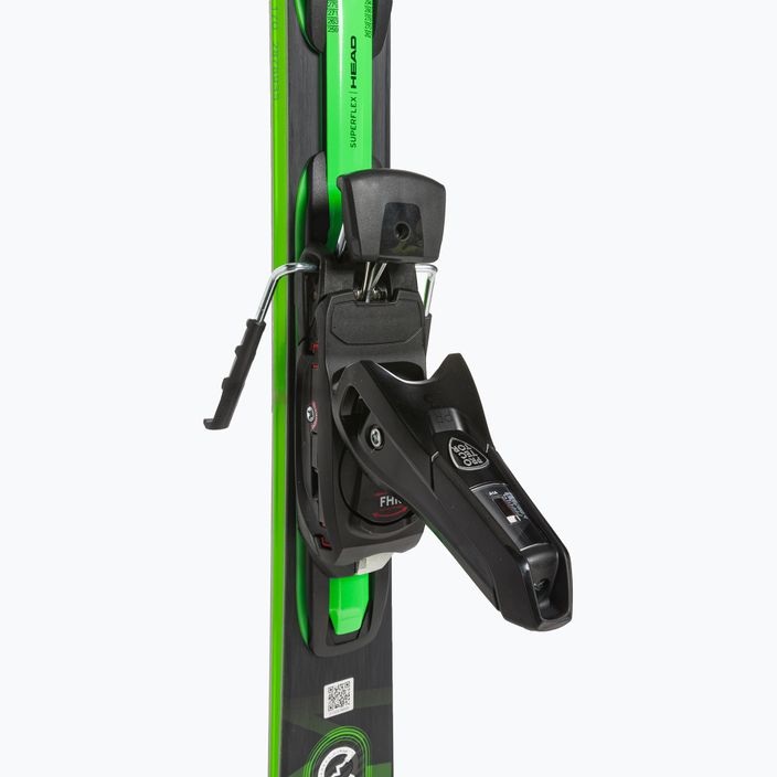 Ски за спускане HEAD Supershape e-Magnum SW SF-PR + Protector PR 13 black/neon green 5