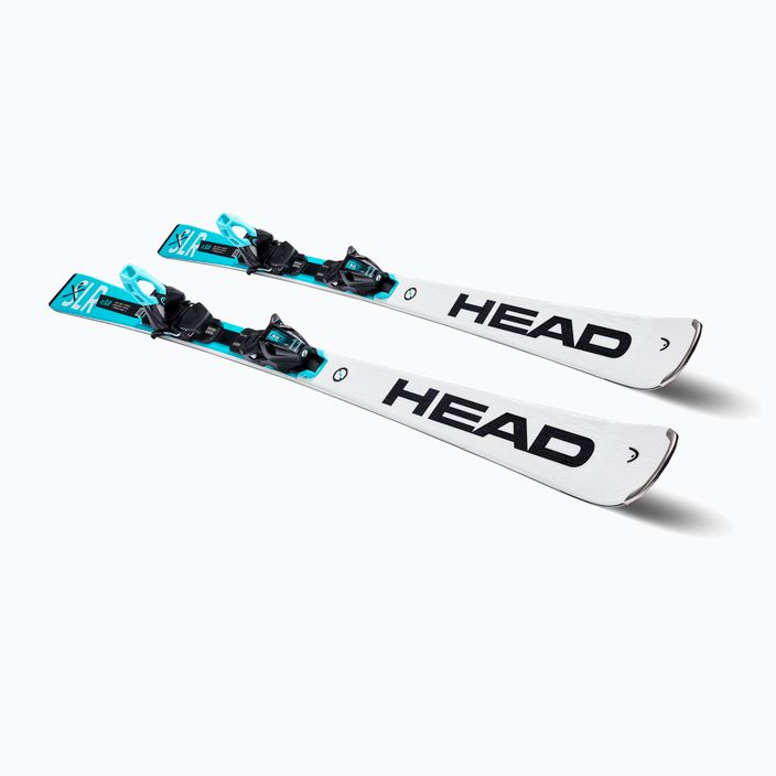 HEAD WC Rebels e.SLR SW LYT-PR + PR 11 бели/сини ски за спускане 6