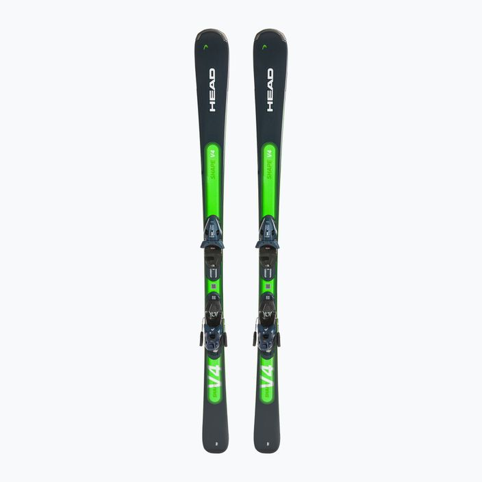 HEAD Shape V4 AMT-PR + PR 11 тъмно сини/зелени ски за спускане