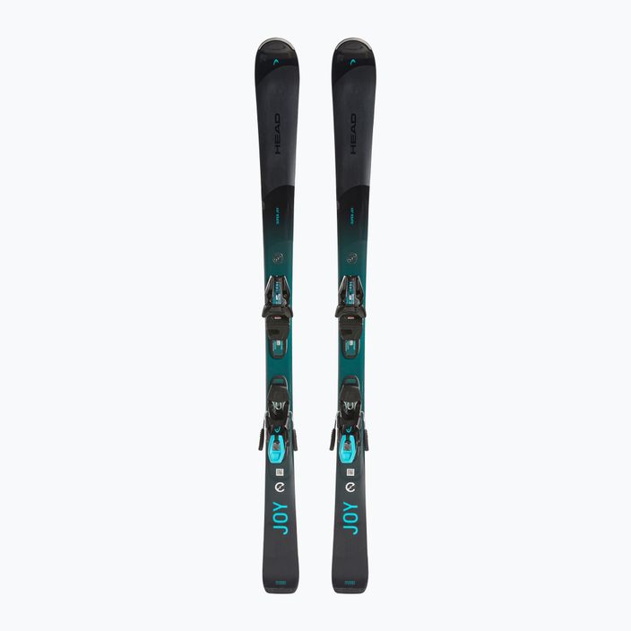 Дамски ски за спускане HEAD e-super Joy SW SLR Joy Pro + Joy 11 black/blue