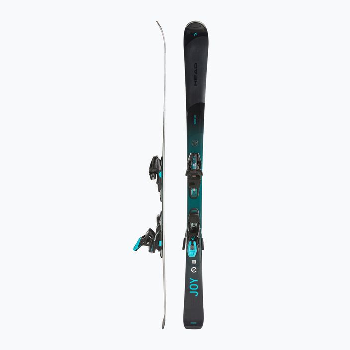Дамски ски за спускане HEAD e-super Joy SW SLR Joy Pro + Joy 11 black/blue 2