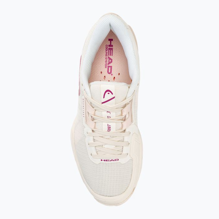 Дамски обувки за тенис HEAD Sprint Pro 3.5 Clay chalk white/purple 5
