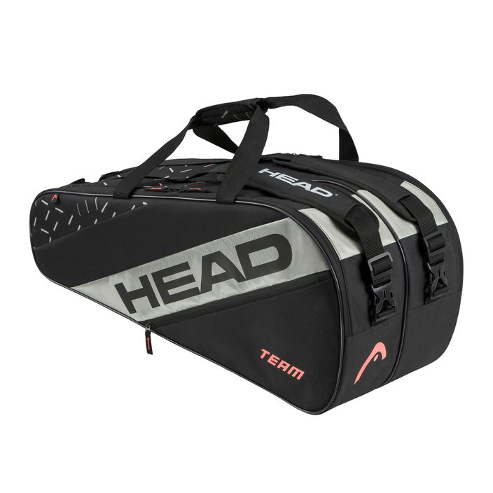 Чанта за тенис на ракети HEAD Team L черна/керамична 2