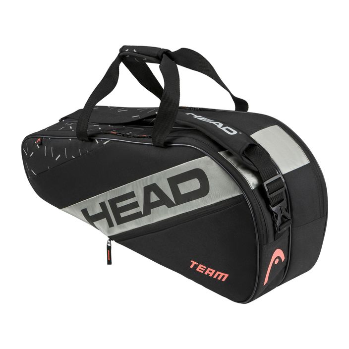 Чанта за тенис на ракети HEAD Team M черна/керамична 2
