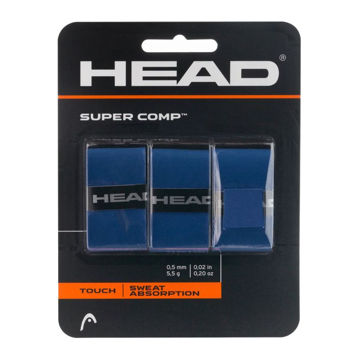 HEAD Super Comp Обвивка за тенис, синя 285088 2