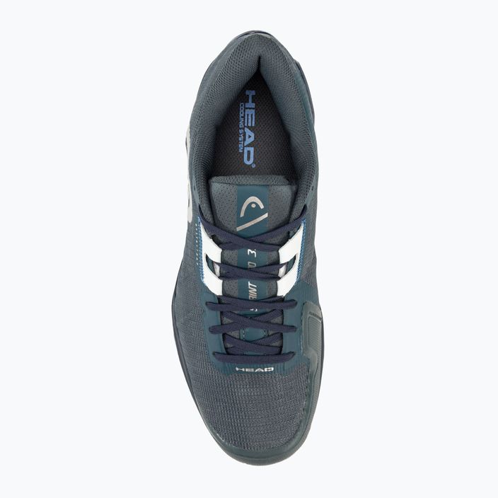 Мъжки обувки за тенис HEAD Sprint Pro 3.5 Clay тъмно сиво/синьо 5