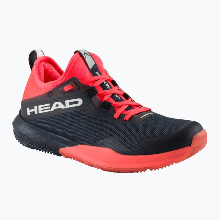 HEAD Motion Pro Padel мъжки обувки за гребане червена боровинка/огнен корал