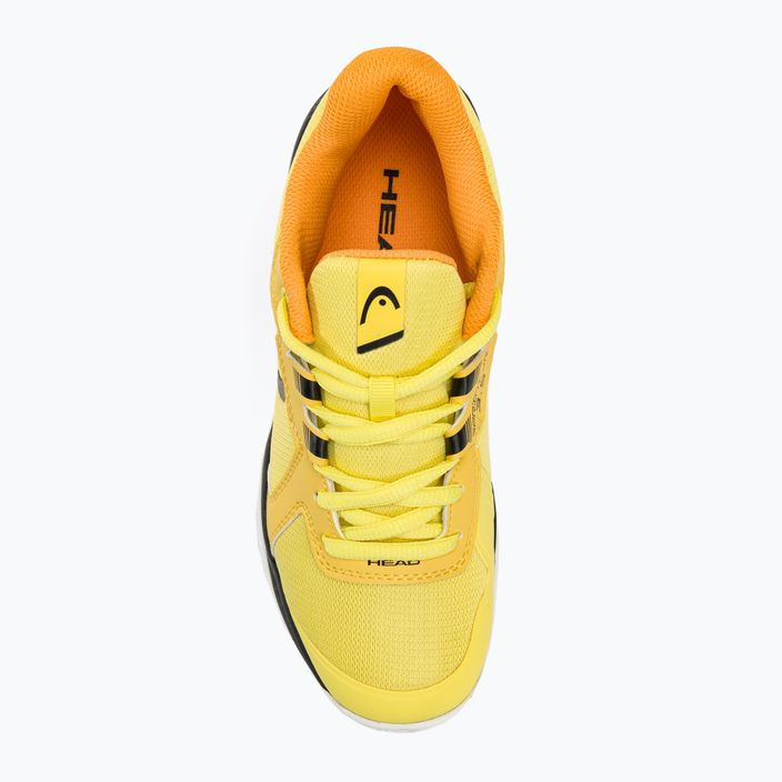 Детски обувки за тенис HEAD Sprint 3.5 banana/black 5