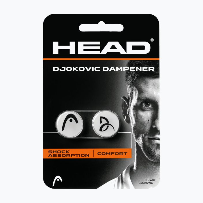 HEAD Djokovic Заглушител 2 бр. бял 285704
