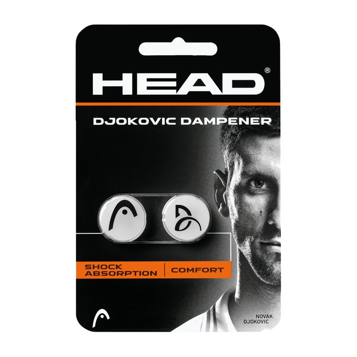 HEAD Djokovic Заглушител 2 бр. бял 285704 2