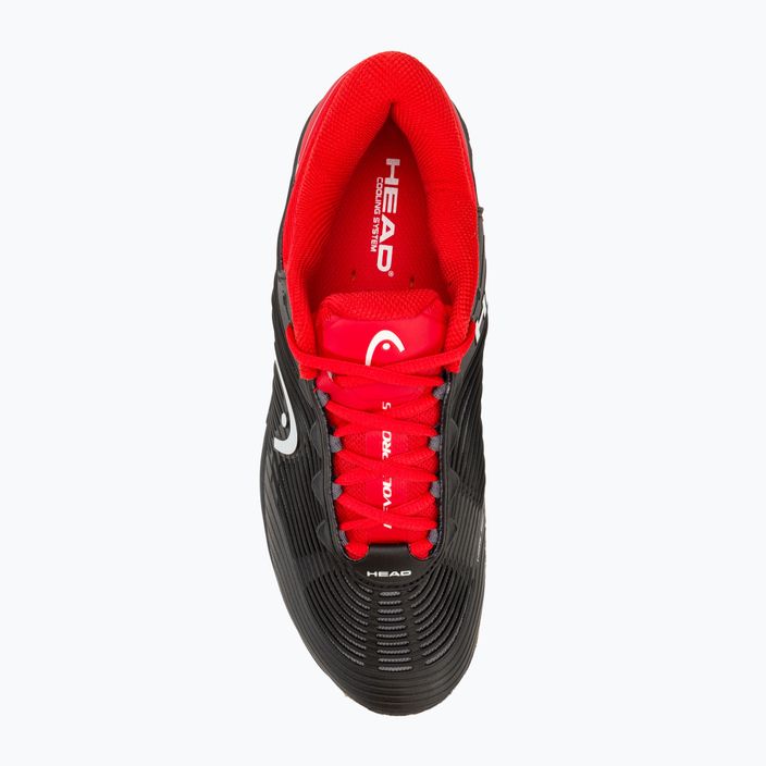 HEAD Revolt Pro 4.5 мъжки обувки за тенис черни/червени 5